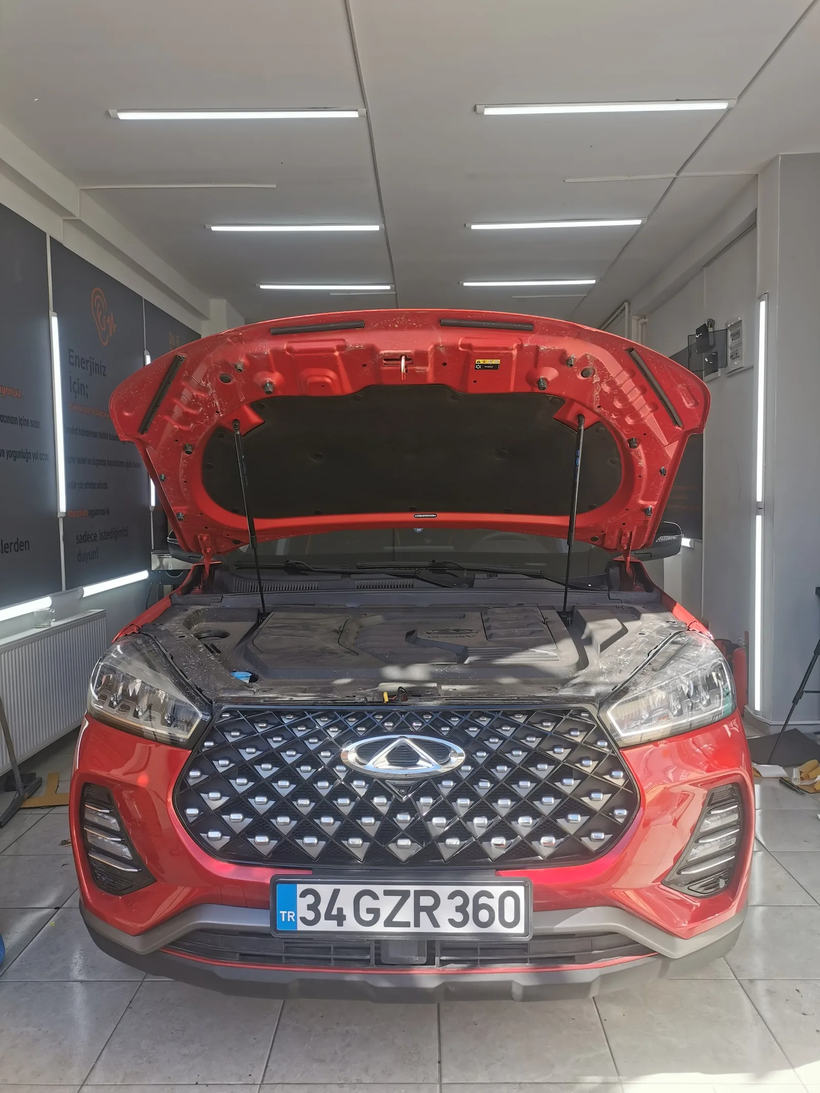 Ses yalıtımı öncesi kabin içi gürültü seviyesi